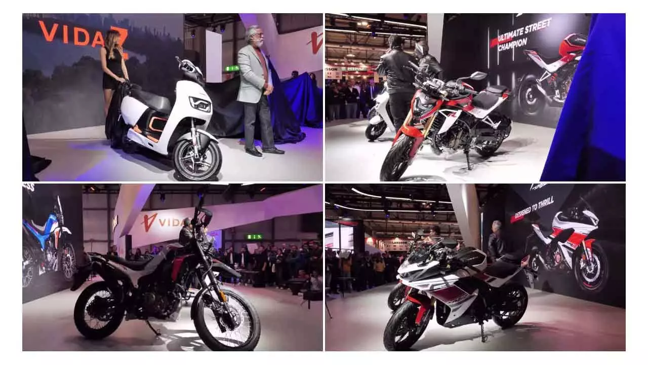 Hero MotoCorp Showcases 4 New Products