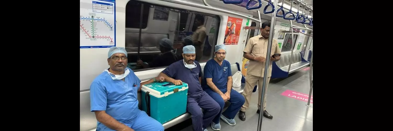 Hyderabad Metro Saves Life by Transporting Donor Heart in 13 Minutes