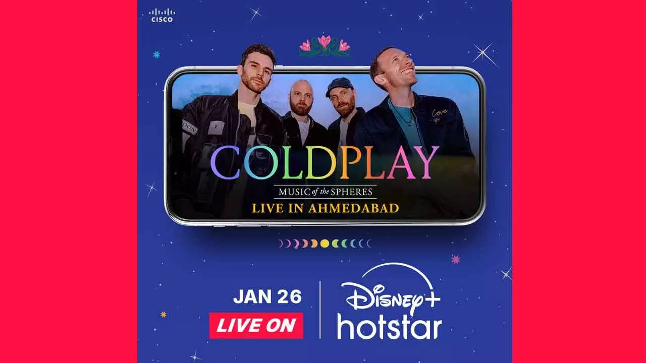 Disney+ Hotstar To Stream Coldplay Live On Jan 26