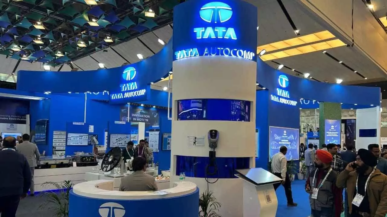 Tata AutoComp Stall Opened At Bharat Mobility Expo