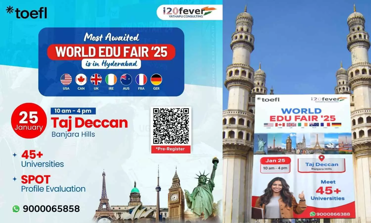 World Education Fair in Hyderabad on January 26