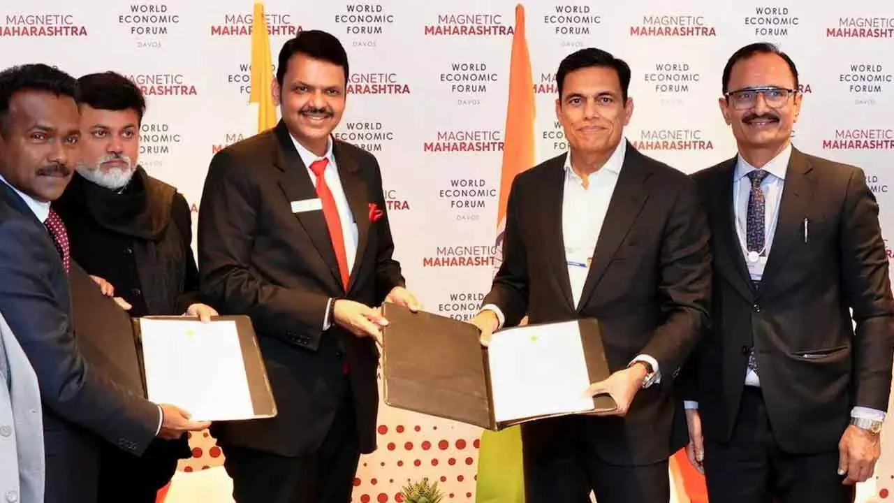 Maha Bags Rs 16-Trn Investments At Davos