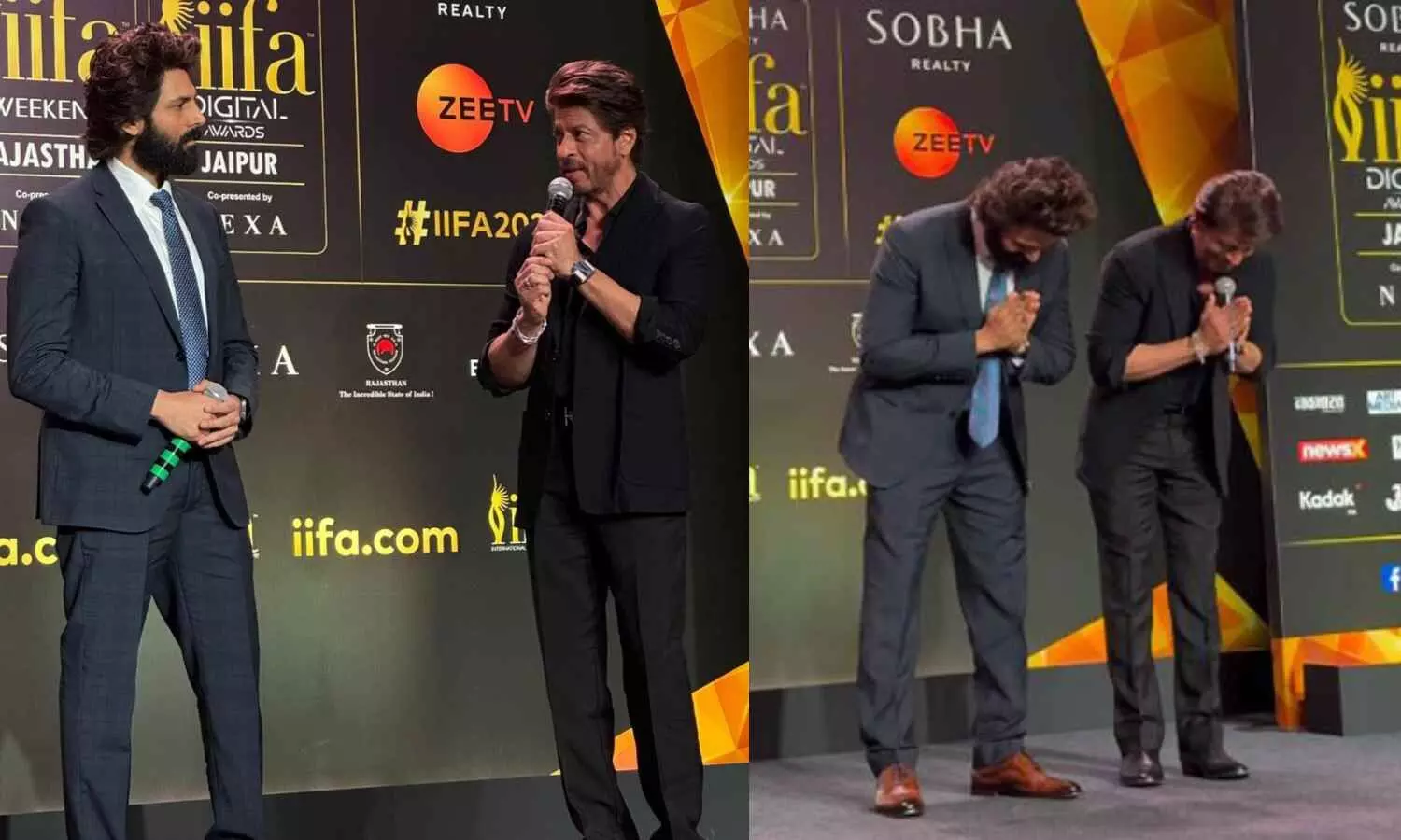 IIFA 2025 Pre-Event: Shah Rukh Khan Teaches Kartik Aaryan How To Host