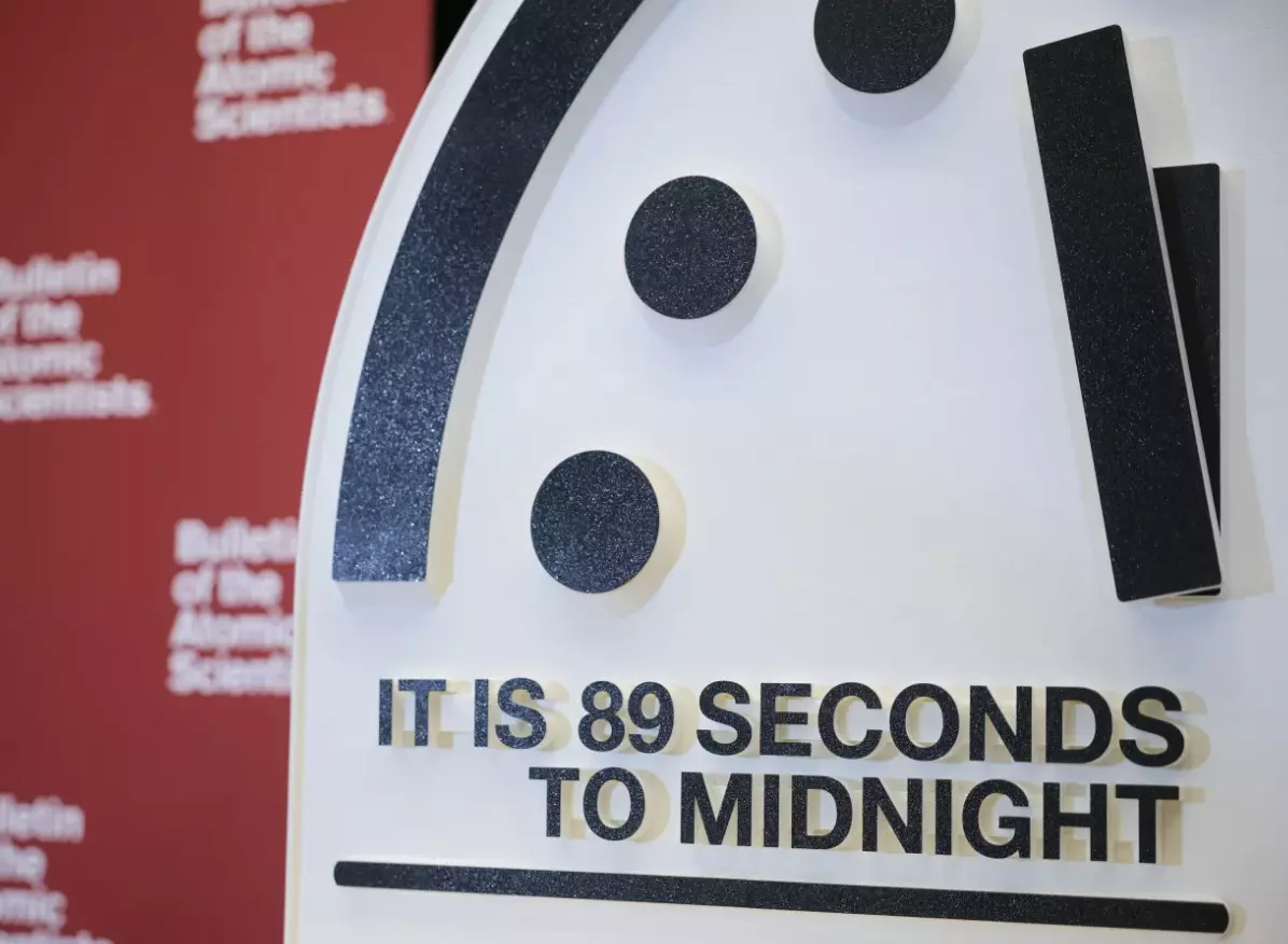 Are we running out of time? The doomsday clock moves to 89 seconds to midnight