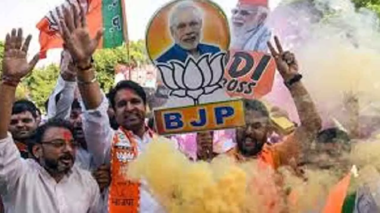 BJP celebrates win in Chandigarh Mayoral poll