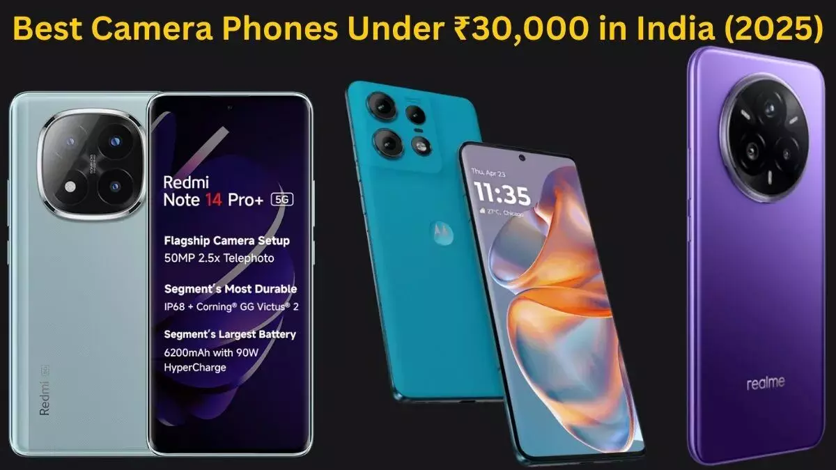 Top 5 Budget Smartphones Under ₹30,000 with Killer Cameras in 2025!