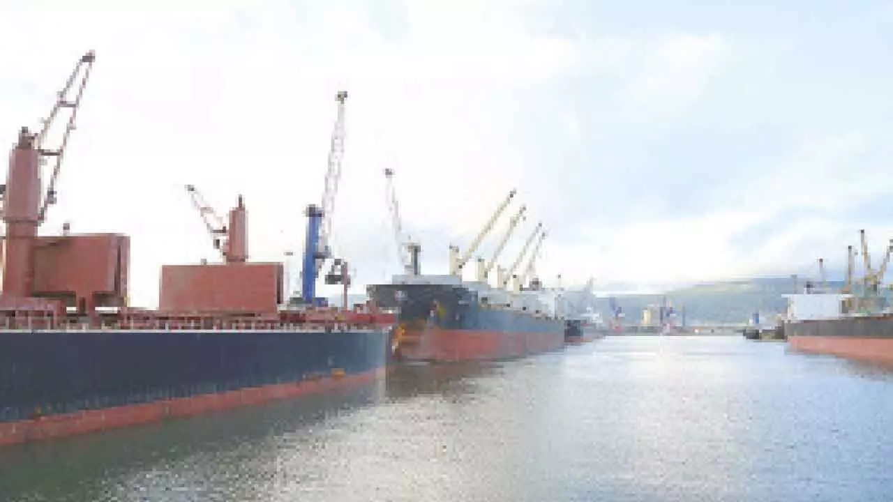 Visakha Port Achieves Record In Handling Manganese Ore In Bulk