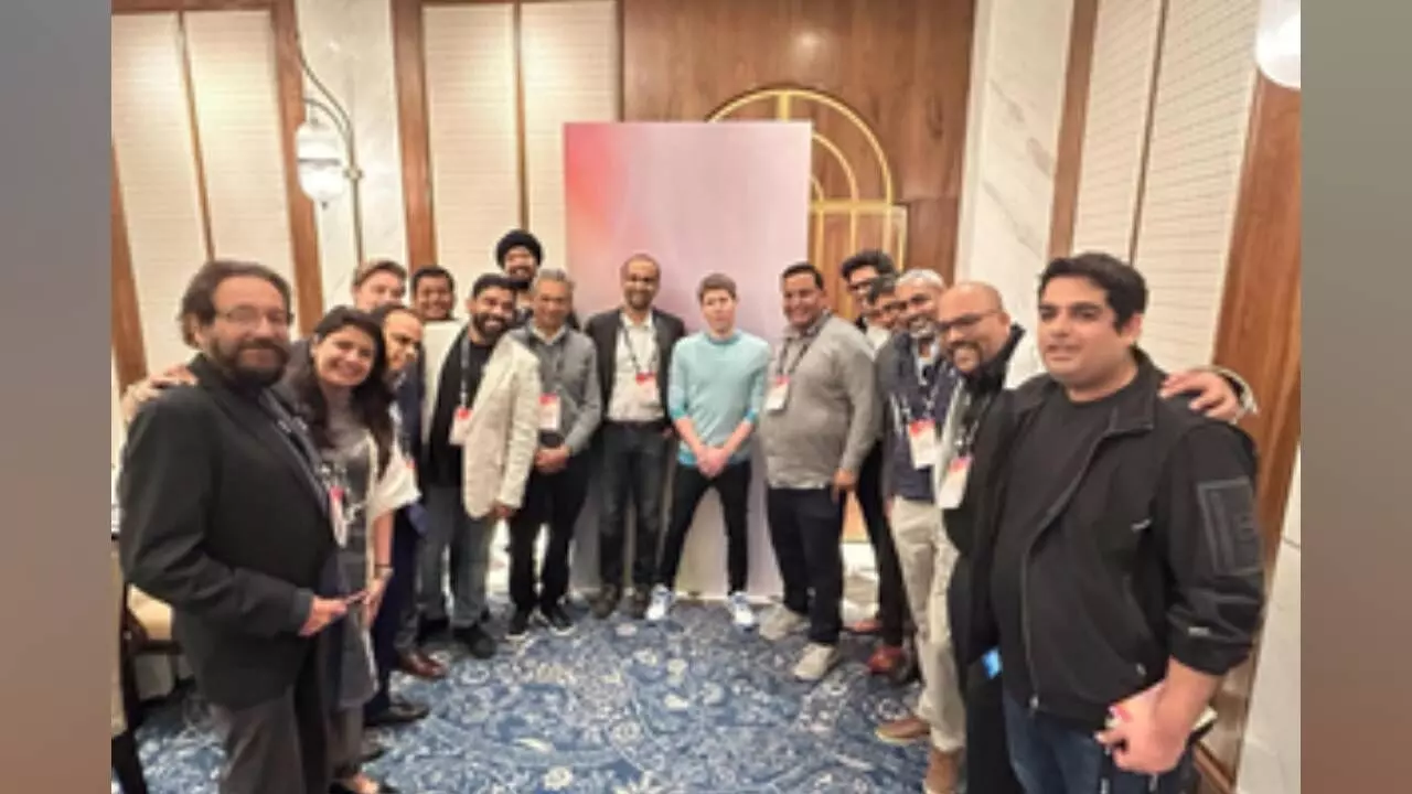 OpenAI CEO discusses AI roadmap with Indian startup leaders