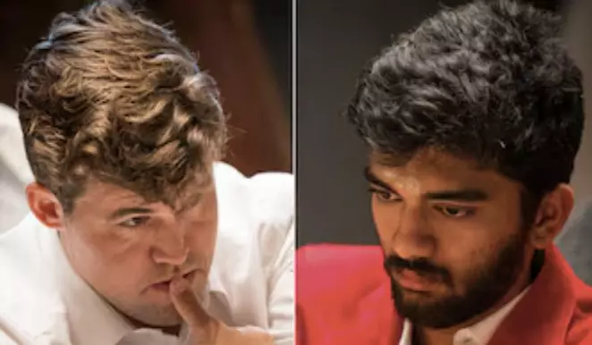 Gukesh falls to Carlsen but secures knockout spot in Weissenhaus