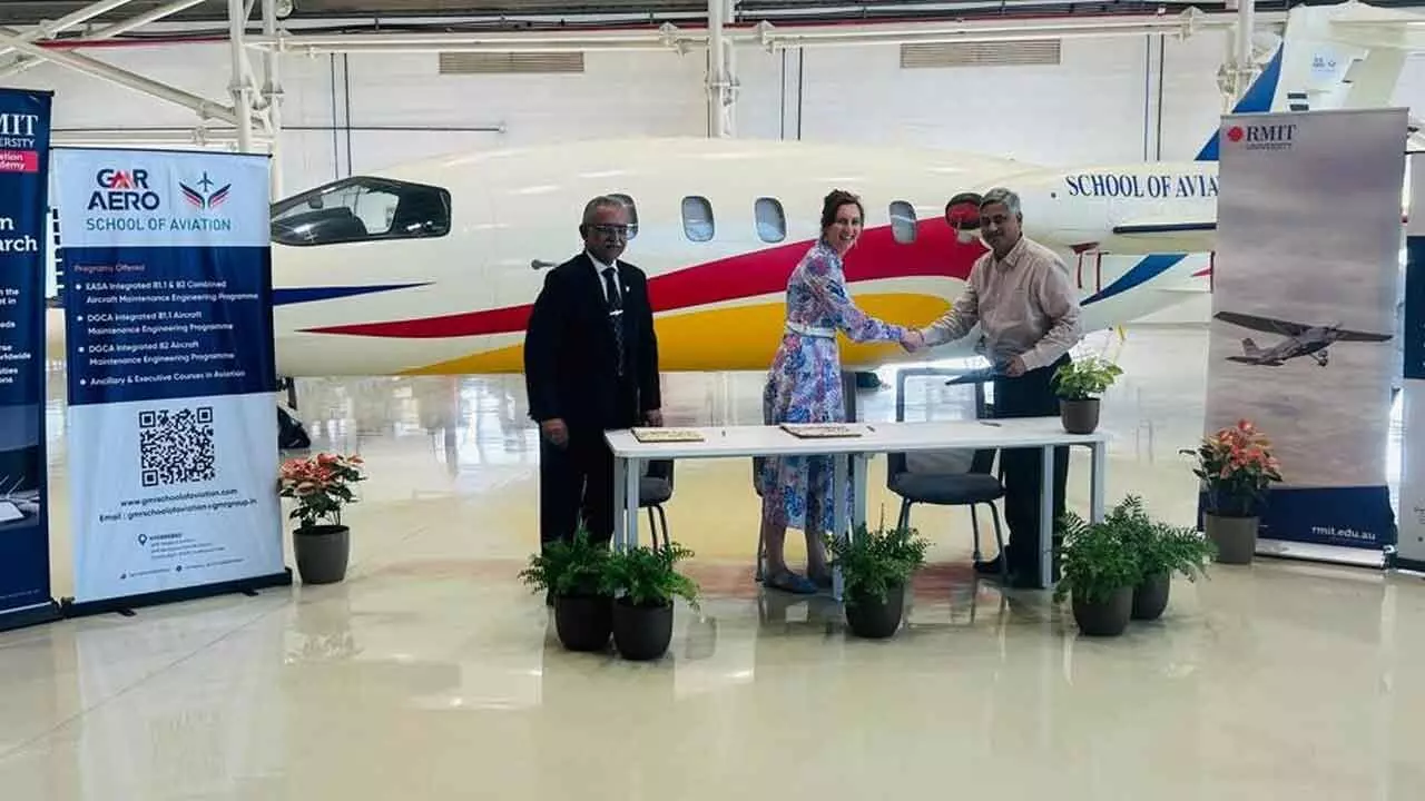 GMR Aviation School, RMIT sign MoU For Training Staff