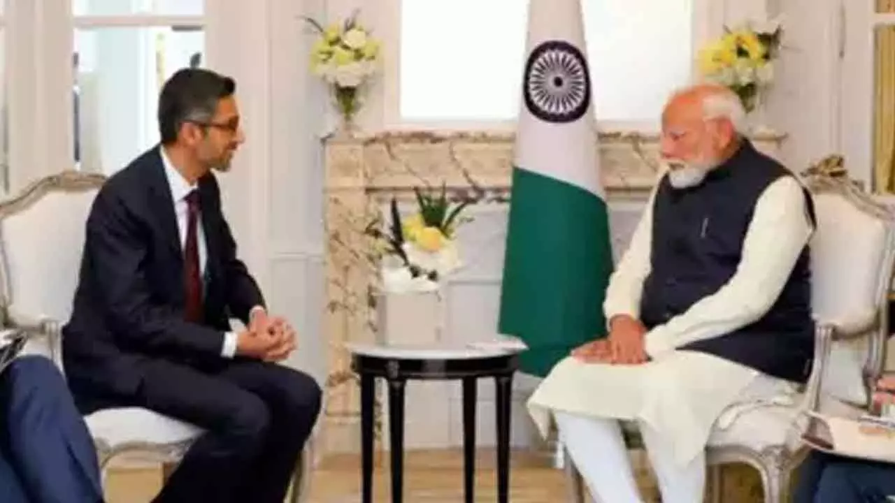 Modi, Pichai Discuss Opportunities In AI