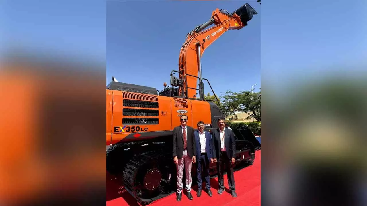 Tata Hitachi Unveils New Excavator At Stona 2025