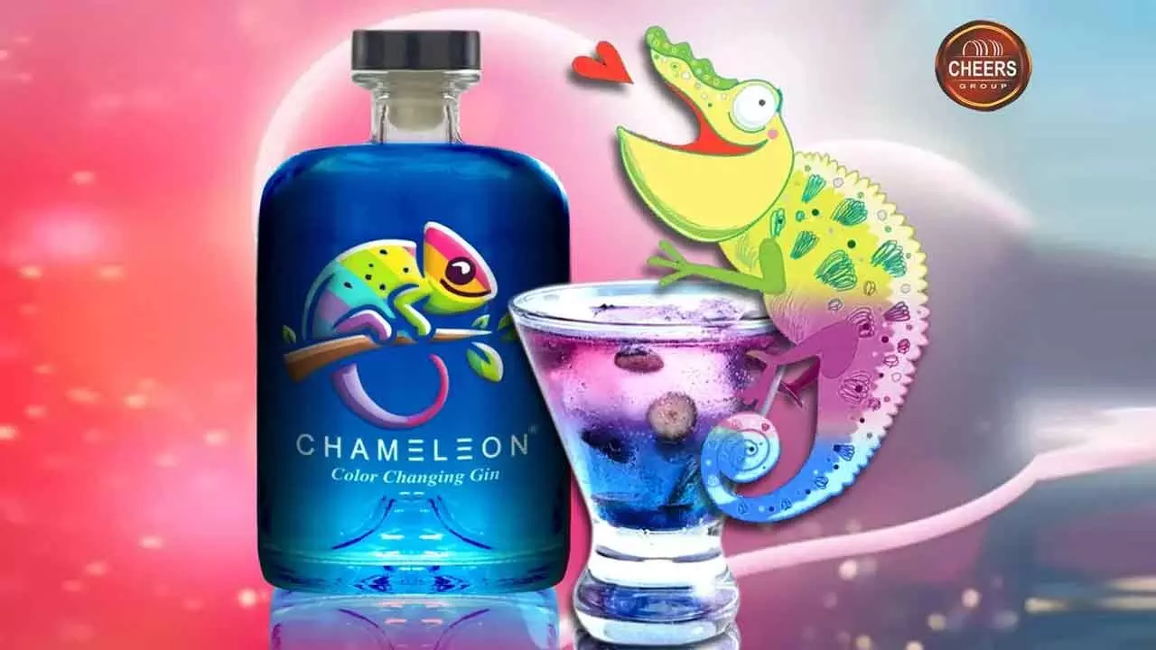 Cheers Your Valentine With Chameleon Colour-Changing Gin