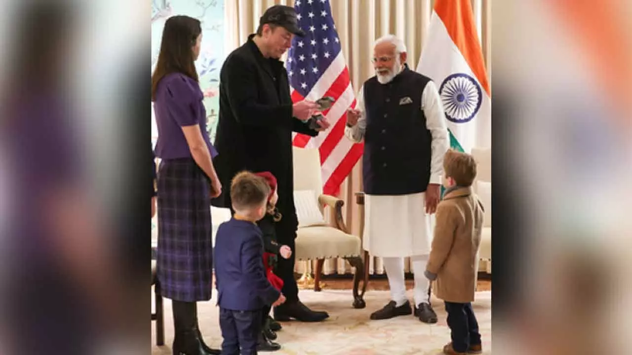 Honour to meet PM Modi, says Elon Musk