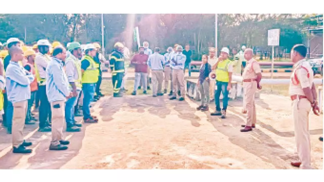 Emergency Response Drill Held At Cadbury Unit In Sri City