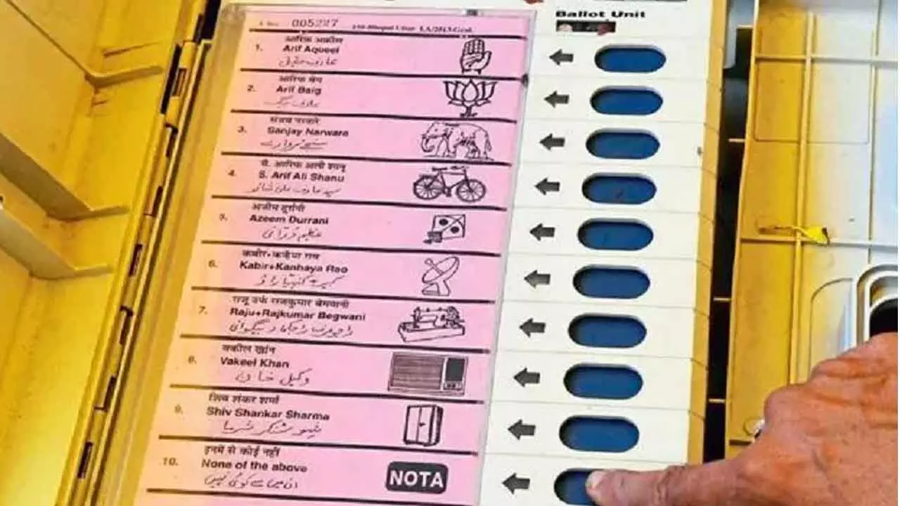 NOTA Records Lowest Share In 2024 LS polls