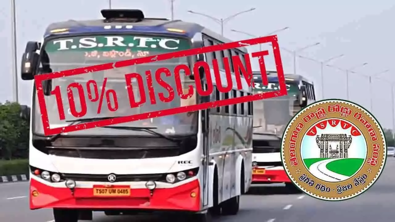 TGSRTC Offers 10% Discount On B’luru Route