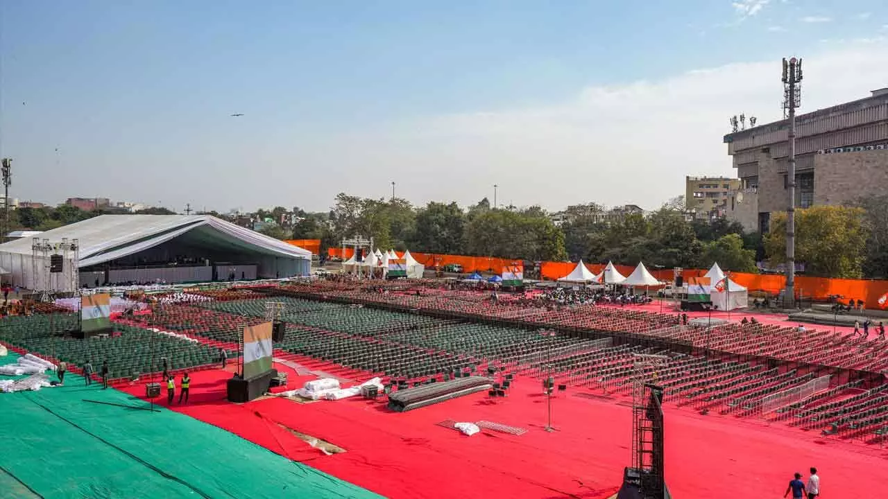 Delhi CMs Oath-Taking Ceremony: Heavy Security In Place