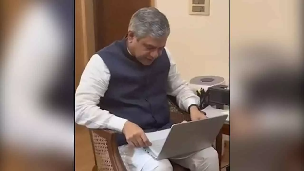 IT Minister Showcases Designed, Made In India laptop