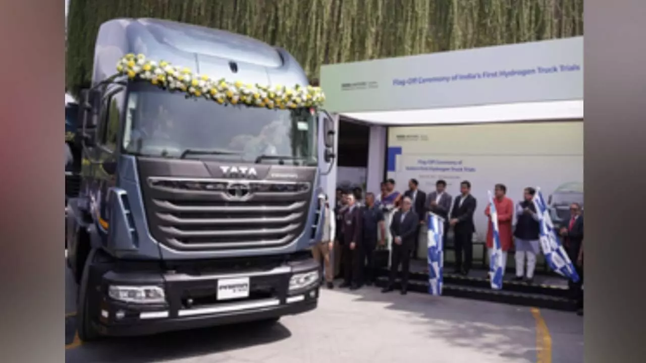 Tata Motors starts first hydrogen truck trials on Indian roads