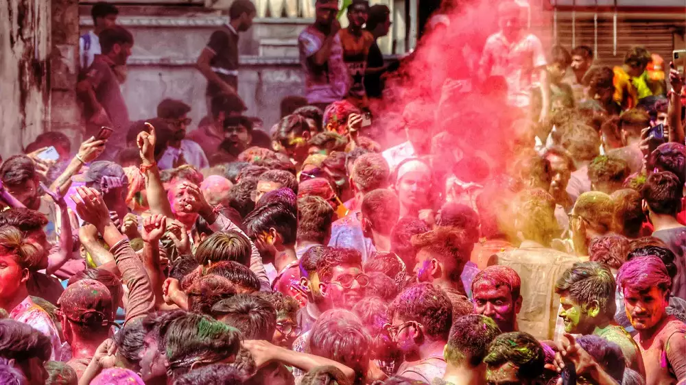 Holi celebrations engulf Hyderabad marking pomp, fervour and gaiety